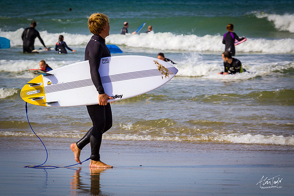 Location photographs from Polzeath Cornwall, UK