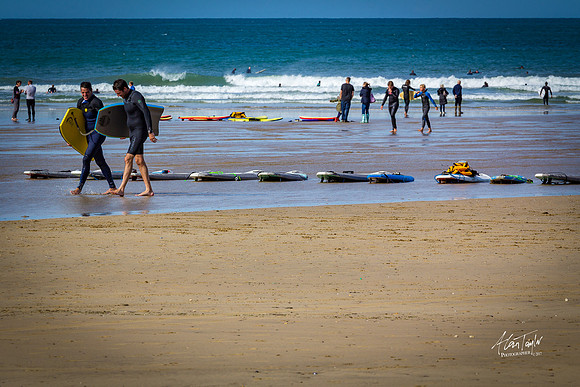 Location photographs from Polzeath Cornwall, UK