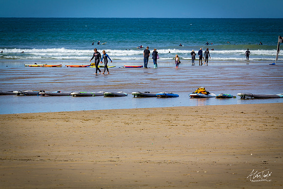 Location photographs from Polzeath Cornwall, UK