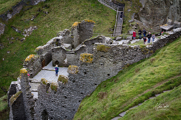 Photographs of Tintagel Castle, UK