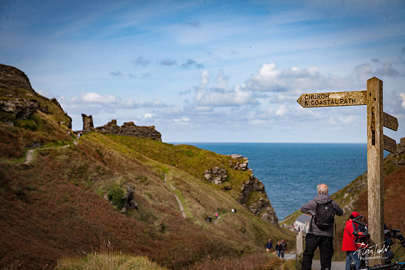 Photographs of Tintagel Castle, UK