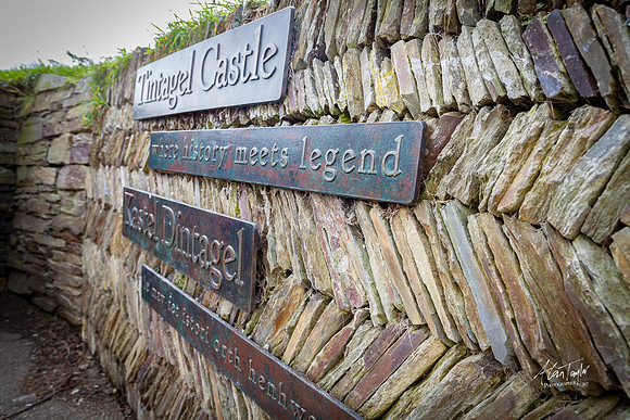 Photographs of Tintagel Castle, UK